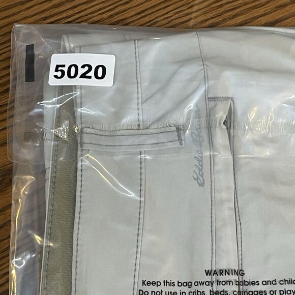 Eddie Bauer Shorts Mens 36 Gray Zipper Cargo Hiking Outdoor Utility Lightweight - Picture 11 of 11